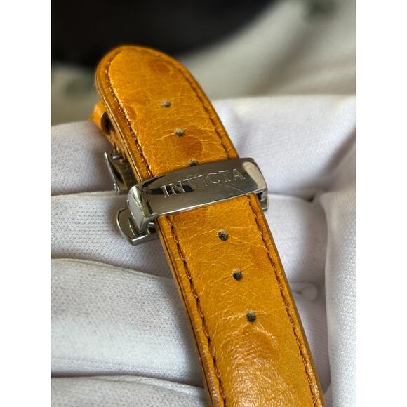 2004 Invicta Objet d’Art Malaga Swiss-Mvmt Automatic Watch 44mm Leather #2169 - Picture 11 of 12